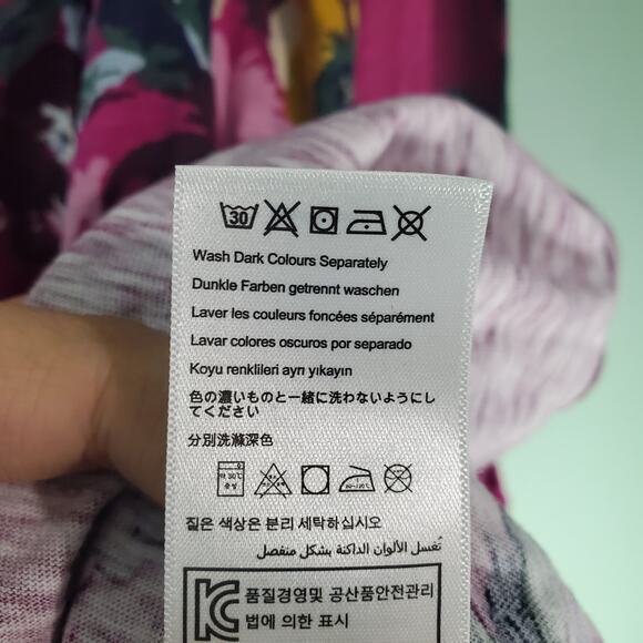 Joules Women's Berry Floral Harbour Light Swing Long Sleeve Jersey Top Size 20 - Picture 6 of 6